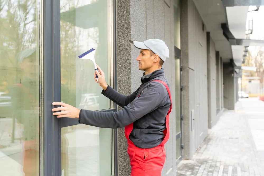 Streifenfreier Fensterreinigungsservice