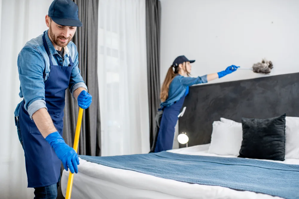 Professionelle Treppenhausreinigung im Neubau